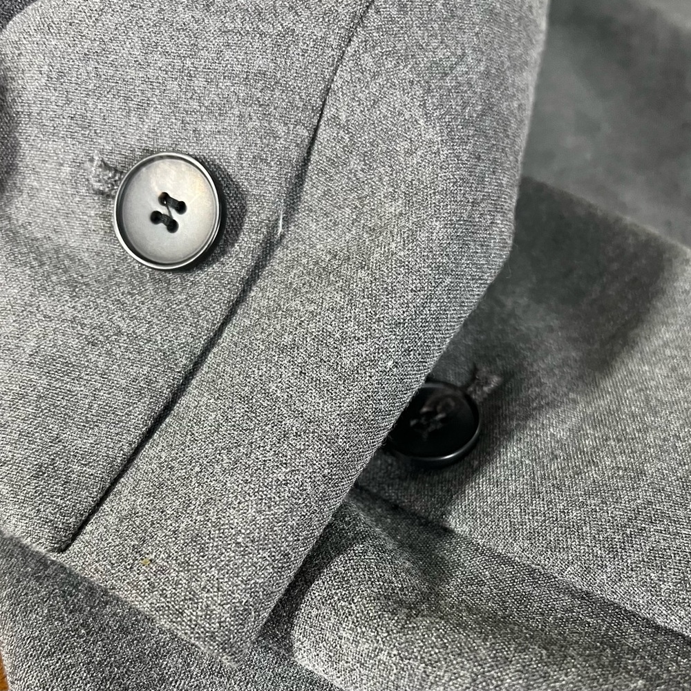 H&M Gray Blazer with Notched Lapels, Sz. XS Women’s Teen Juniors - Picture 10 of 12